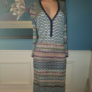 Missoni knit dress 38 bust stretch M or L